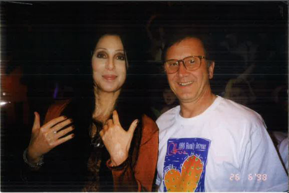 Cher with Harry Bird in 1998